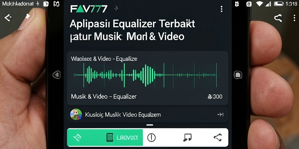 Antarmuka FAV77 yang sederhana dan fungsional untuk Equalizer.