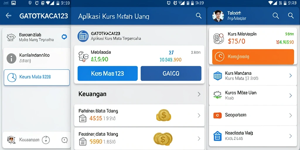 Antarmuka GATOTKACA123 menampilkan kalkulator konversi mata uang yang user-friendly.