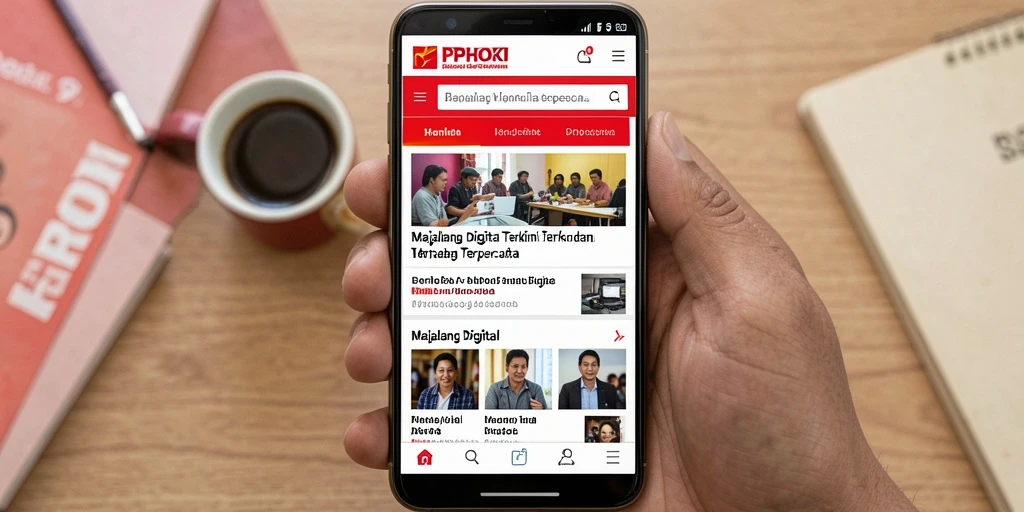 Antarmuka aplikasi PPHOKI yang modern dan interaktif.