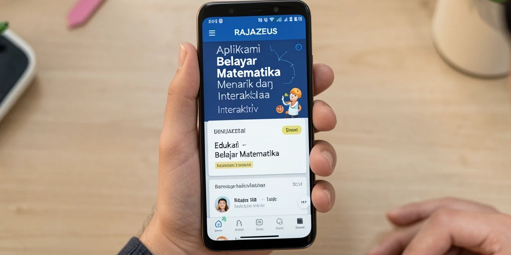 Tampilan antarmuka RAJAZEUS yang menarik dan interaktif.