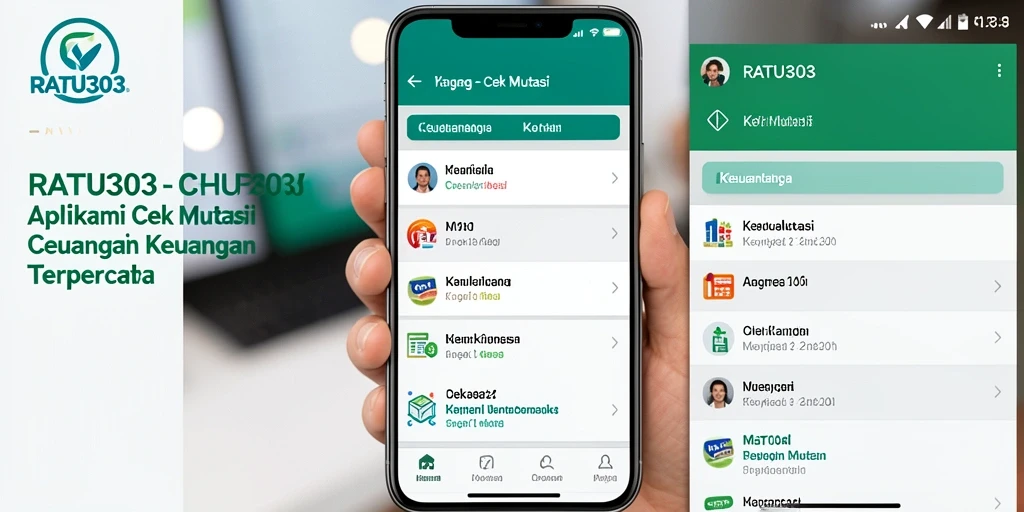 Tampilan antarmuka RATU303 dengan fitur Cek Mutasi yang intuitif.