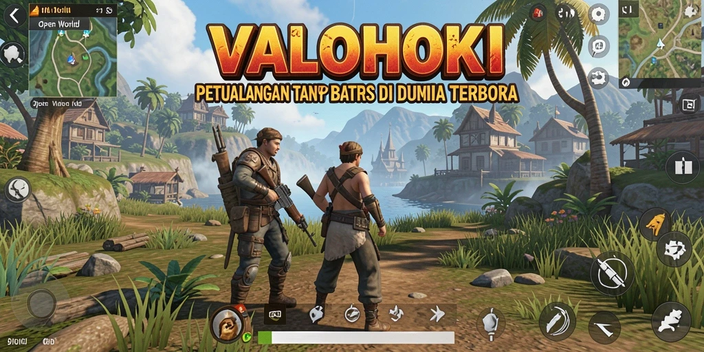 Tangkapan layar VALOHOKI menunjukkan eksplorasi dunia terbuka yang menakjubkan.