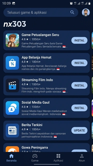 nx303 - Indeks Aplikasi Populer & Kanal Uji Terbaik Indonesia