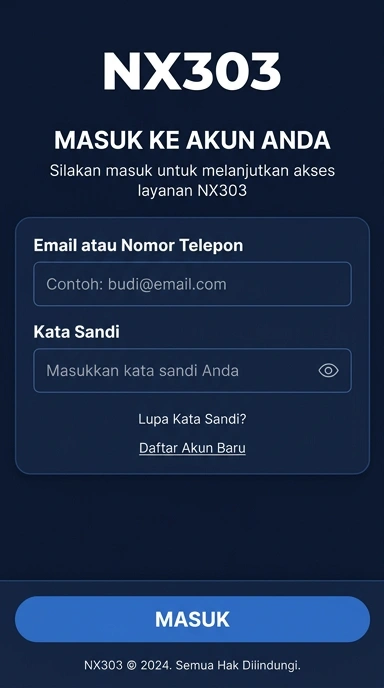 Panduan Masuk Akun nx303 untuk Pengguna Android